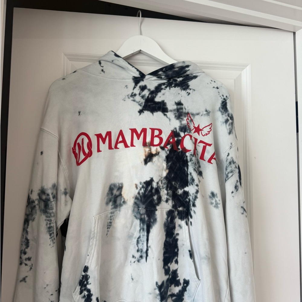 DANNIJO Black and White Tie-Dye Hoodie